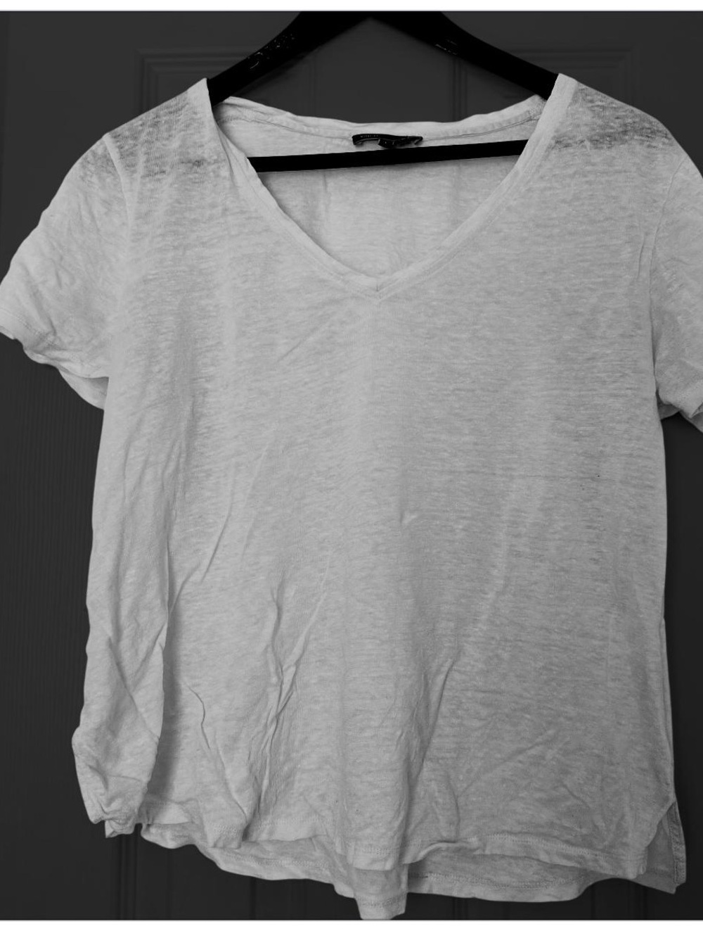 Vince mint Lightweight V-Neck Short Sleeve Tee size L